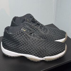 NIKE AIR JORDAN FUTURE FLYKNIT SNEAKERS BLACK SIZE US 9 MENS